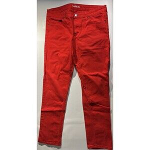 Carbon Red Freedom Flex Skinny Pants Jeans 36/32  EUC
